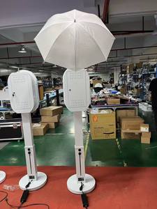 Anneau lumineux LED portable <span class=keywords><strong>Photobooth</strong></span> Ipad Photo Booth Shell Selfie Stand Machine Kiosque avec Flight Case pour fête - Product Image 6