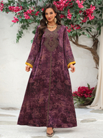 Abaya Zaynab Modeste Style Dubaï en Polyester Respirant Taille Unique Robe Musulmane pour le Ramadan et l'Aïd en Turquie