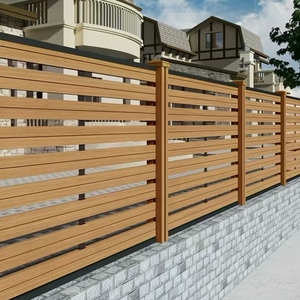 Panneaux de clôture en bambou décoratifs personnalisés pour <span class=keywords><strong>jardin</strong></span> Panneau de clôture <span class=keywords><strong>Bois</strong></span>-Plastique élégant Clôture décorative pour l'extérieur - Product Image 1