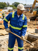 Veste de travail haute visibilité réfléchissante CE pour l'extérieur, pour ingénieurs et ouvriers industriels, vêtements de sécurité haute visibilité