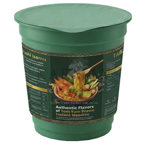 Instant Noodle <b>Cup</b> <b>Plastic</b> Food <b>Cup</b> Disposable Soup <b>Cup</b> Packaging for Ready to Eat Meals - Product Image 2