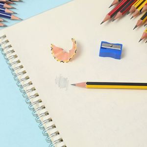 Ensemble de crayons personnalisés en bois HB de 12 pièces, 7 pouces, hexagonaux, à rayures, écologiques, faciles à saisir, pour étudiants, avec gomme noire, boîte de couleur - Product Image 2