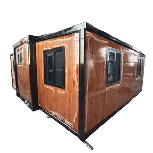 Katlanır mobil genişletilebilir yaşam ofis konteyner evler kolay kurulum prefabrik genişletilebilir konteyner evler ile banyo