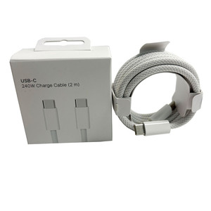 Câble USB-C vers USB-C 2m 240W à chargement rapide avec boîte, <span class=keywords><strong>prix</strong></span> usine, pour <span class=keywords><strong>iPhone</strong></span> 17 16 15 PRO MAX – Câbles de données et chargeurs de téléphone - Product Image 3