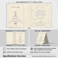 Carte d'invitation de mariage minimaliste personnalisée avec motif de ligne dessinée à la main, ensemble de cartes de remerciement texturées et personnalisées