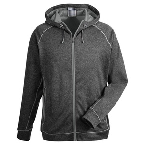 Sweat à capuche zippé personnalisé avec logo, produit très vendu, sweat à capuche en polaire épais à fermeture éclair intégrale, sweats à capuche sport décontractés de haute qualité - Product Image 3