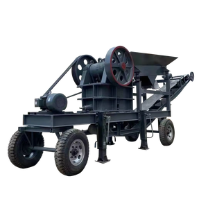 Concasseur à mâchoires mobile diesel/électrique de 3 à 20 tph aux États-Unis avec une taille de granulométrie de décharge uniforme et réglable - Product Image 1