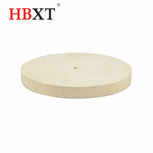 200mm feutre roue de polissage 40mm d'épaisseur 5/8 "<span class=keywords><strong>tonnelle</strong></span> trou roche densité dure pour polir verre bois acier marbre - Product Image 2
