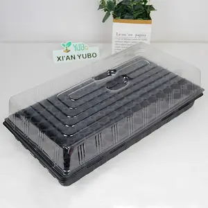 Wholesale plastic seed germination tray rice planting seedling propagation trays for growing plants