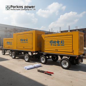 Porkns Power 30kw 50kw 80kw 100kw générateur diesel générateur de remorque groupe électrogène silencieux diesel - Product Image 1
