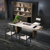 Table basse de luxe avec dessus en marbre, style moderne, argent brossé givré, réception, bureau, maison