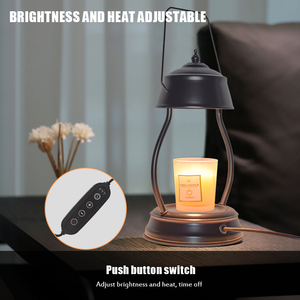 Dimmbarer Top-Down-Wachsschmelzer Ohne Flamme Mit Timer und 2 Glühbirnen – Kerzenwärmerlampe für Wohnambiente - Product Image 3