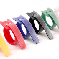 Vente en gros usine – Bande de fixation en nylon écologique personnalisable avec logo, colorée, à boucle et crochet, pour câbles électroniques