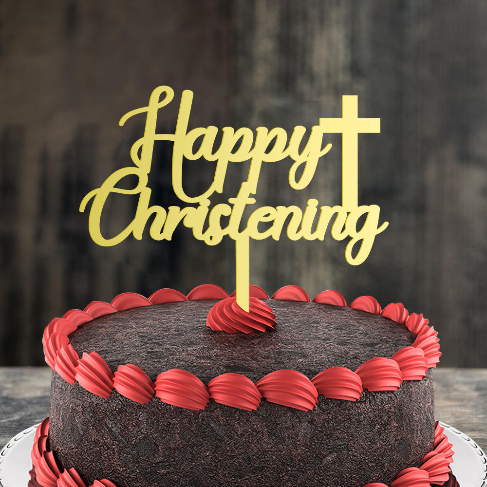 06 Joyeux baptême or (1PCs)