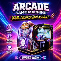 Machine de jeu d'arcade de tir au pistolet, machine de tir à tickets pour enfants