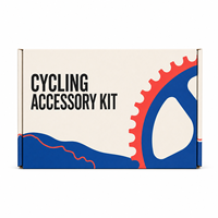Boîtes d'expédition en carton ondulé écologiques imprimées sur mesure avec pelliculage mat et impression offset pour kits d'abonnement d'accessoires de cyclisme