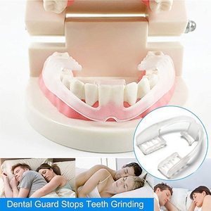 Protector bucal antimolienda Protector dental para el cuidado de la salud Listo para usar Sin ebullición ni moldeado para la mandíbula superior e inferior - Product Image 3