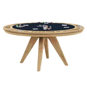 Table <span class=keywords><strong>de</strong></span> <span class=keywords><strong>poker</strong></span> <span class=keywords><strong>de</strong></span> casino <span class=keywords><strong>de</strong></span> luxe en bois <span class=keywords><strong>de</strong></span> haute qualité, design personnalisé, table <span class=keywords><strong>de</strong></span> <span class=keywords><strong>poker</strong></span> ronde moderne Texas Hold'em - Product Image 3