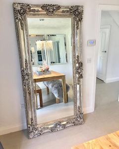 Miroir sur pied avec cadre décoratif, miroir de salon, miroir orné <span class=keywords><strong>Louise</strong></span>, mariage vintage, miroir biseauté doré, Espejos - Product Image 4