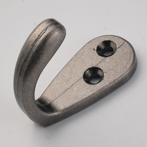 Wall <b>Hook</b> <b>Single</b> <b>Hook</b> Black Antique Silver Iron Wall Mounted For Wardrobe <b>Coat</b> Cap - Product Image 4