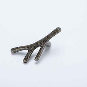 Furniture Handle Branch Shape Zinc Alloy <b>Rustic</b> <b>Cabinet</b> Drawer Pull - Product Image 3
