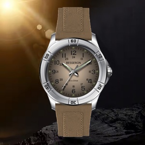 Montres à mouvement solaire à quartz avec boîtier en acier inoxydable 316L de fabrication OEM, cadran vintage, E CO Dive 44 mm, cadran personnalisé, céramique tendance - Product Image 1