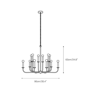 <span class=keywords><strong>Lampadario</strong></span> Odensa Design <span class=keywords><strong>moderno</strong></span> <span class=keywords><strong>candelabro</strong></span> in ottone, colonne di candela su bracci scolpiti, elegante plafoniera per sala da pranzo e Foyer - Product Image 3