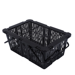 Cajas de Almacenamiento Apilables de Plástico con Asas para Frutas y Verduras, Material PP ZH2501 4 - Product Image 4