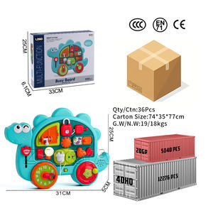 Zhorya multifonctionnel Montessori occupé conseil jouet ensemble éducatif <span class=keywords><strong>musique</strong></span> jouet voiture pour la petite <span class=keywords><strong>enfance</strong></span> motricité fine - Product Image 6