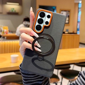 Senyork quality techwoven magnetic <b>holder</b> leather mobile phone case for samsung S26 S25 ultra back cover for <b>iPhone</b> 17 16 pro - Product Image 5