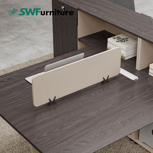 Modern and Luxurious Single <b>Workstation</b> Table for Trading Staff, European Minimalist Style Modular Office Desk - Product Image 6