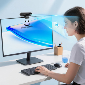 Cámara para Portátil CMOS 720P con Windows Hello y Reconocimiento Facial, Paquete Completo USB, Gran Angular de 85-90° para Reuniones/Videoconferencias/Juegos/Actividades en Línea - Product Image 1