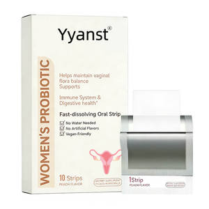 Tiras Orales de Enzimas Probióticas para Mujeres OEM/ODM, para la Salud Digestiva e Inmunológica, Flora Vaginal Saludable, Apoyo a la Belleza, Suplemento Dietético para Adultos - Product Image 1