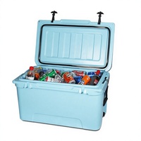 Glacière rotomoulée moderne 65QT, très vendue, pour extérieur, portable, grande capacité, pour pique-nique, pêche, camping, transport de nourriture, étanche