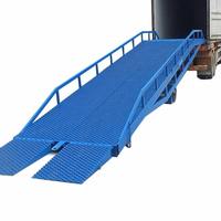 Rampe de chargement portable en acier avec rails latéraux pour déchargement de conteneurs DCQ-12