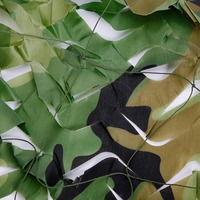 Filet de camouflage en polyester double couche pour le camping et la chasse en extérieur, design furtif de la jungle