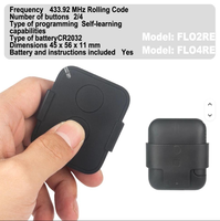 Control Remoto Inalámbrico RF de Clonación 433Mhz 315Mhz del Fabricante Plástico de Repuesto para Puerta de Garaje Frecuencia 433.92mhz