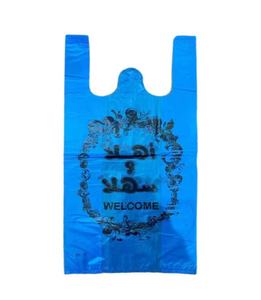 Supermarket Promotion Custom Printed PE Plastic Carry Bags Wholesale Carton Package with Heat Sealing for T-Shirt Exhibition