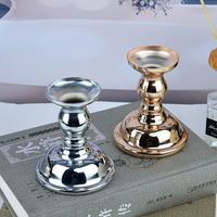 SPR Factory Vente en gros Bougeoirs de mariage modernes en fer pour présentoir de bar et vitrine, personnalisables en couleurs, livraison rapide