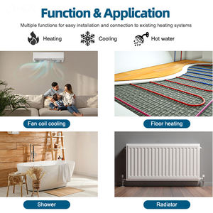 Chauffe-eau commercial à pompe à air avec onduleur, alimentation solaire et électrique, R290/R32, 8-18 kW, <span class=keywords><strong>chauffage</strong></span>/refroidissement pour usage extérieur - Product Image 6