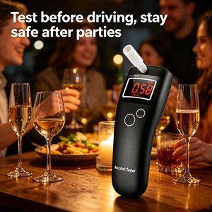 Testeur professionnel d'<span class=keywords><strong>alcool</strong></span>émie, à écran numérique LCD, original, pour voitures - Product Image 2