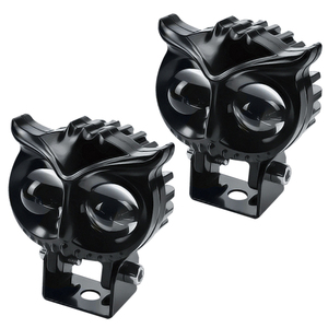 Đèn sương mù LED hai màu thiết kế hình cú, đèn pha, đèn trợ sáng LED cho xe máy, đèn LED phụ trợ cho xe máy, Luz Para Moto - Product Image 4