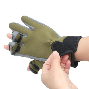 Gants de pêche thermiques imperméables en néoprène respirant avec grip texturé pour l'hiver - Product Image 5