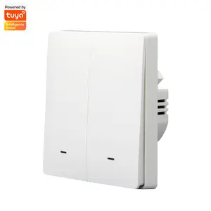 WELLUX 2.4G WIFI connection AC100-240V 50Hz/60Hz 10A tuya wifi wall smart switch module