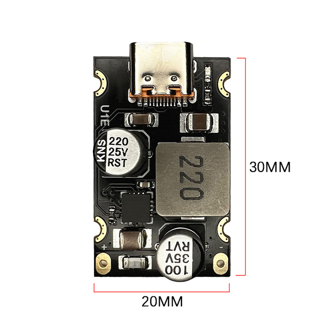 Professional High-Efficiency Type-C Interface PD65W Fast Charging Module Manufacturer's Design for High-Efficiency PCBA Board