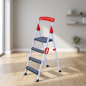 Promax PPM-709 escabeau moderne 9 + 1 marches Ultimate Access & Safety Capacité de charge de 120KG pour l'entrepôt et l'utilisation des outils - Product Image 5