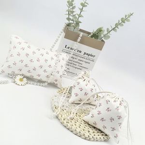 Bolsa de Algodón con Estampado de Flores Pequeñas, Diseño Mediano, Sorprendentemente Suave y Cómodo, Bolsa de Almacenamiento Local para Joyas - Product Image 6