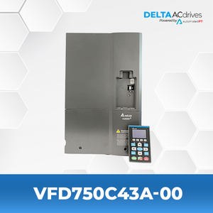 ไดรฟ์ปรับความถี่ VFD รุ่นใหม่ 100% C2000+ ซีรีส์ VFD750C43A-00 75KW 100HP 460VAC 150A มีสินค้าในสต็อก - Product Image 5