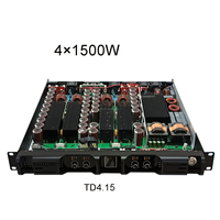 Amplificateur de puissance TopYun TD, nouvelle conception, classe D 1u, 4 canaux, 1600*4 Watts, amplificateur de puissance numérique professionnel pour haut-parleur