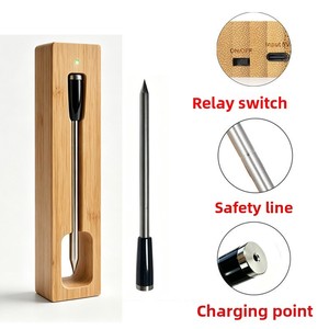<span class=keywords><strong>Thermomètre</strong></span> de cuisine <span class=keywords><strong>sans</strong></span> <span class=keywords><strong>fil</strong></span> Bluetooth transfrontalier 2026 le plus vendu pour fours, cuisinières et friteuses <span class=keywords><strong>à</strong></span> air, Chine CXL001-C - Product Image 2